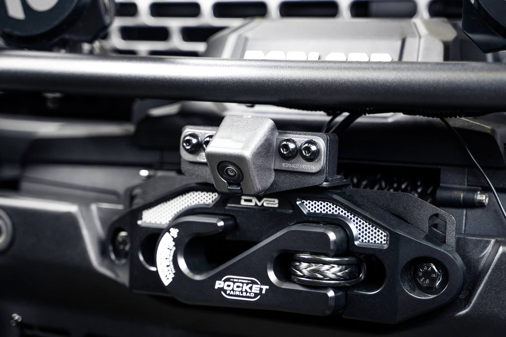 2021 2025 Ford Bronco Front Camera Relocation Bracket DV8 Offroad