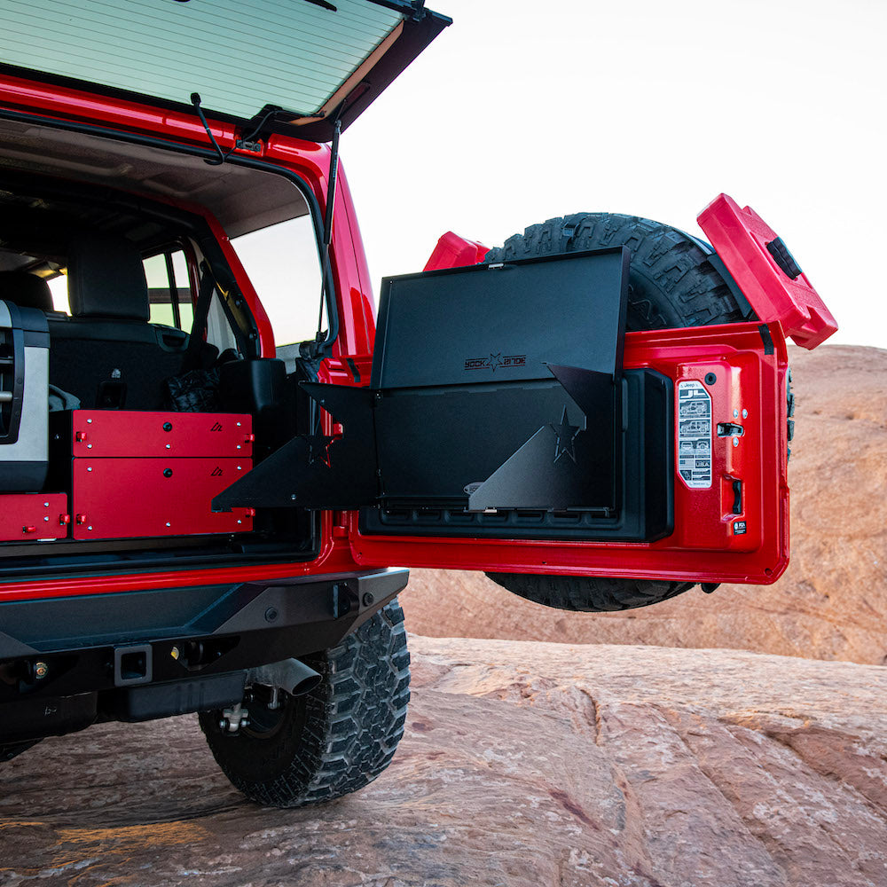 Jeep Trail Tailgate Table for Wrangler JK and JL 2/4 Door Rock Slide Engineering