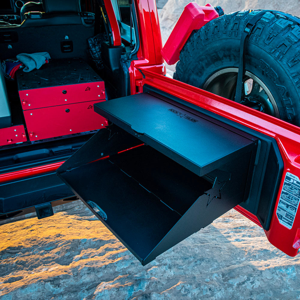 Jeep Trail Tailgate Table for Wrangler JK and JL 2/4 Door Rock Slide Engineering