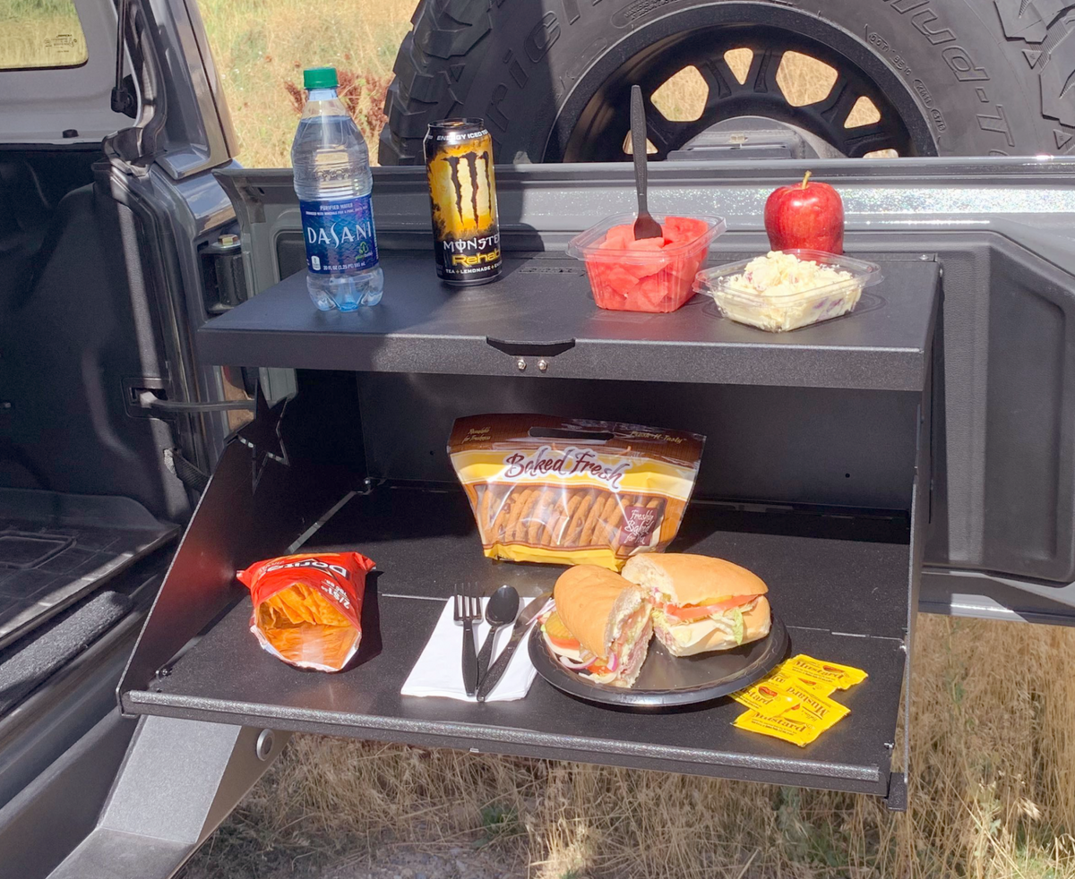 Jeep Trail Tailgate Table for Wrangler JK and JL 2/4 Door Rock Slide Engineering