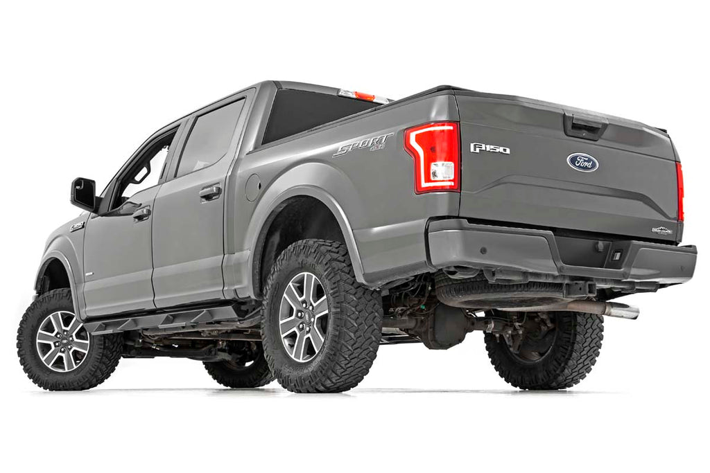 AL2 Drop Steps Crew Cab 19-21 Ford F-150/Super Duty 2WD/4WD Rough Country