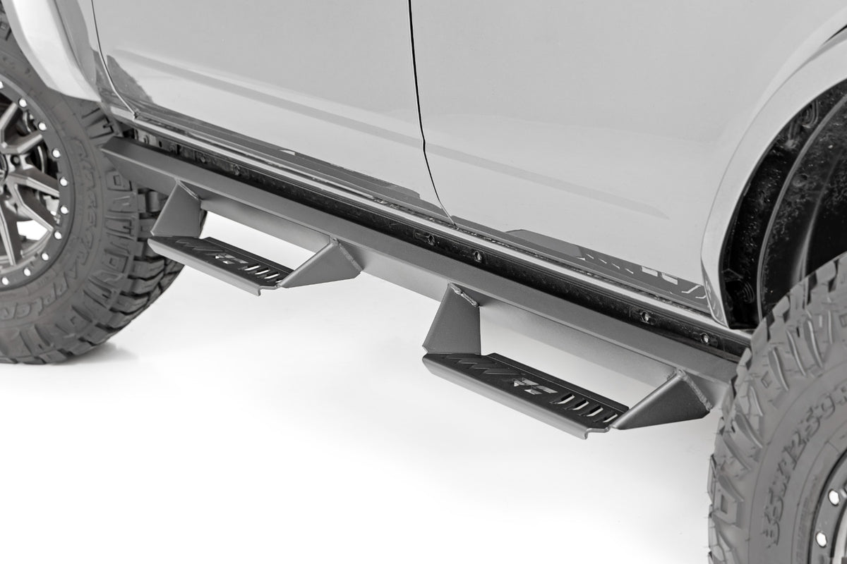 AL2 Drop Steps 4-Door Ford Bronco 4WD (21-23) Rough Country