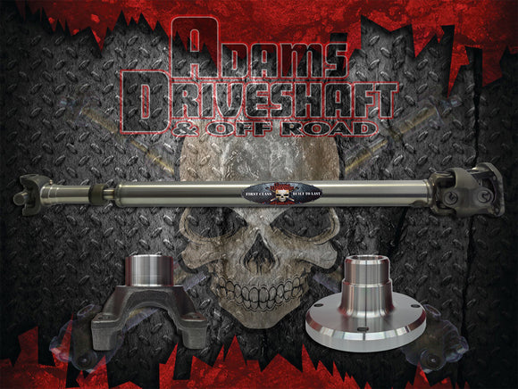 JK Rear 1350 Solid CV Driveshaft 4 Door Adams Driveshaft