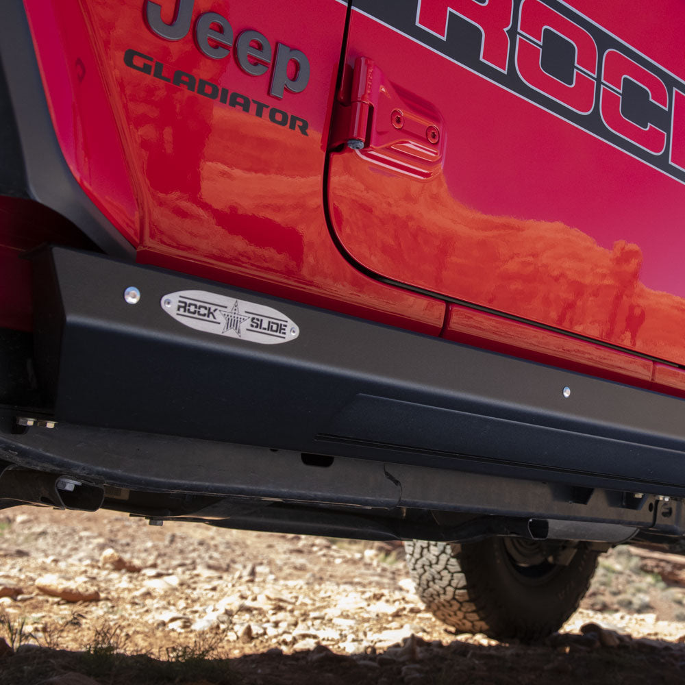 Step Slider Skid Plate Kit for 20-Pres Jeep Gladiator Rock Slide Engineering