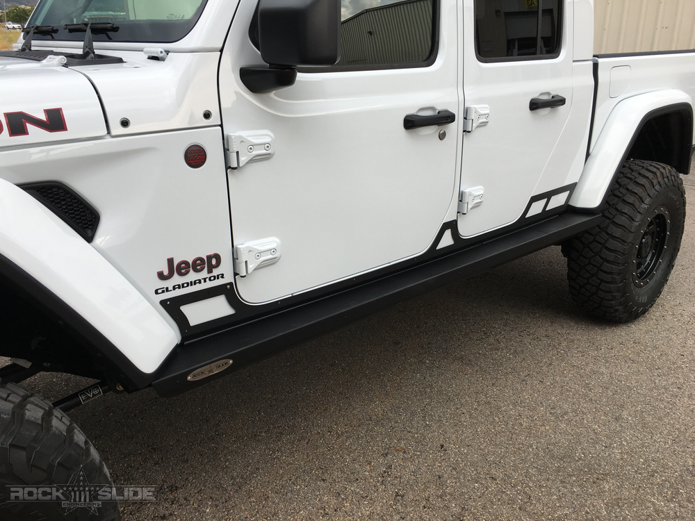 Step-Slider Rocker Guards For 20-Pres Jeep Gladiator Rock Slide Engineering