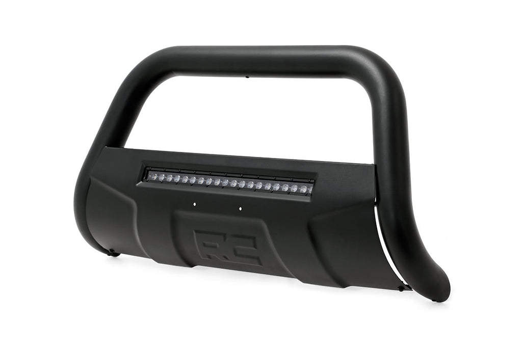 Ford 04-23 F-150 Bull Bar w/LED Light Bar Black Rough Country