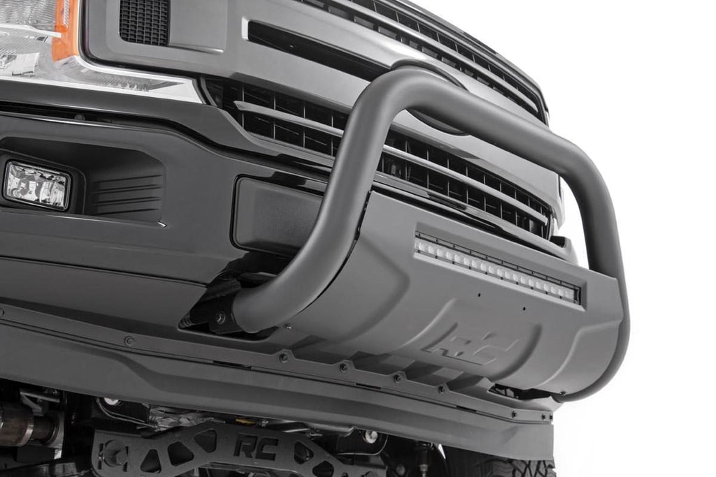 Ford 04-23 F-150 Bull Bar w/LED Light Bar Black Rough Country