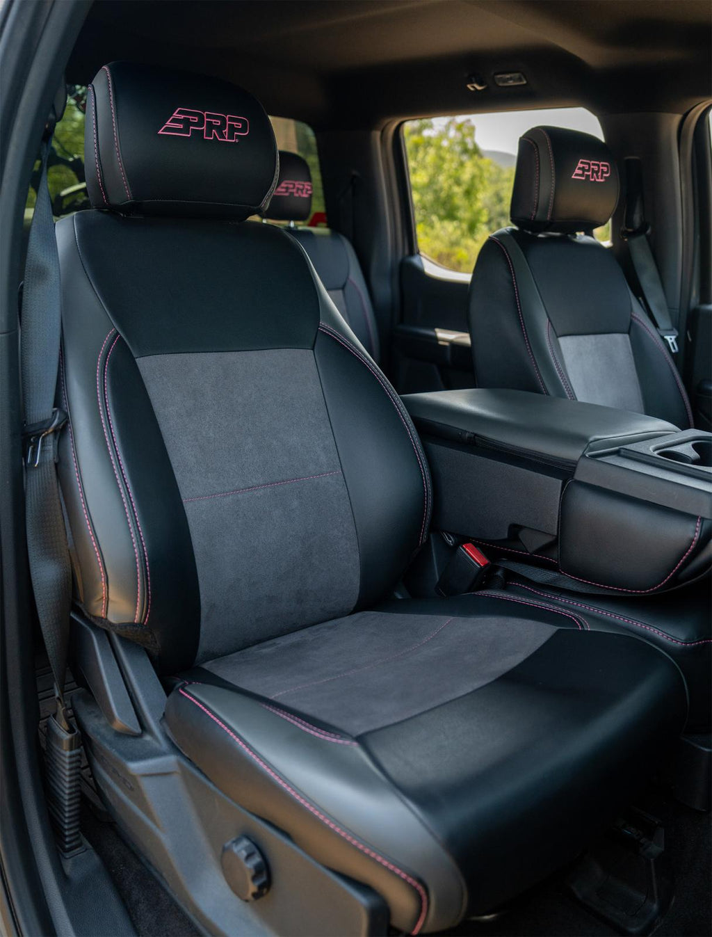 Front Seat Covers for 2021-Present Ford F150 2023-Present Super Duty with Standard Seats PRP Seats
