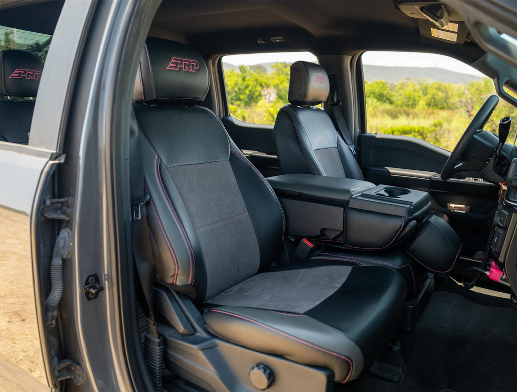 Front Seat Covers for 2021-Present Ford F150 2023-Present Super Duty with Standard Seats PRP Seats