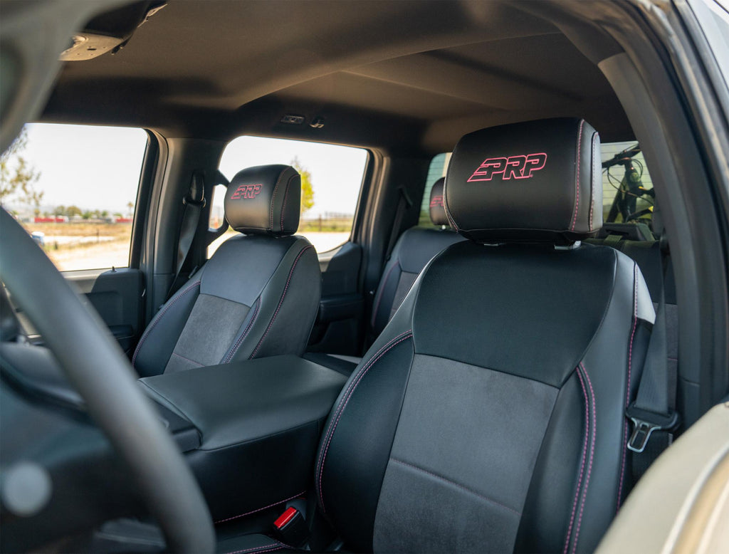 Front Seat Covers for 2021-Present Ford F150 2023-Present Super Duty with Standard Seats PRP Seats