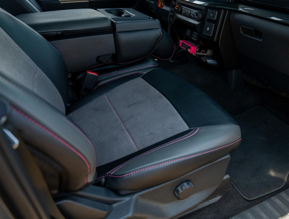 Front Seat Covers for 2021-Present Ford F150 2023-Present Super Duty with Standard Seats PRP Seats