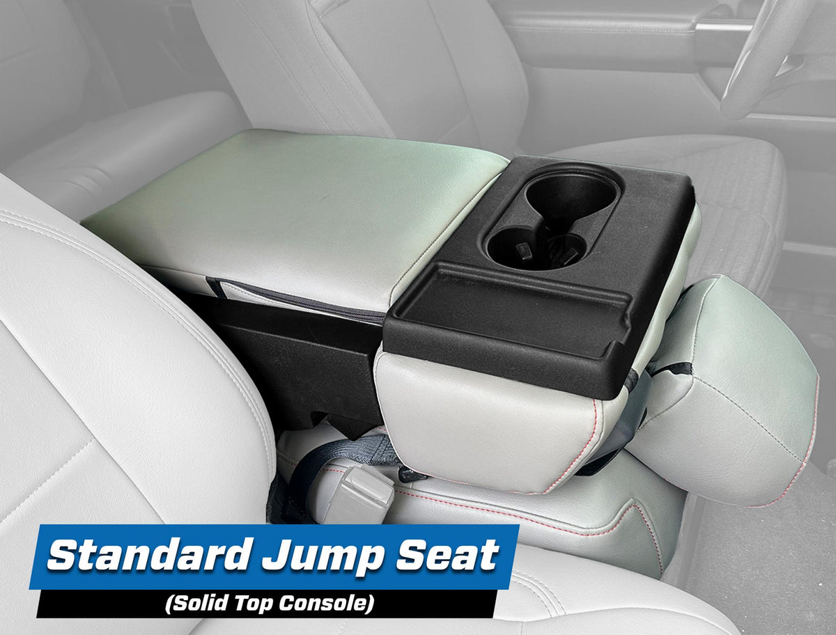 Center Jump Seat Cover w/ Standard Console for 2015-Present Ford F150 2017-Present Super Duty PRP Seats