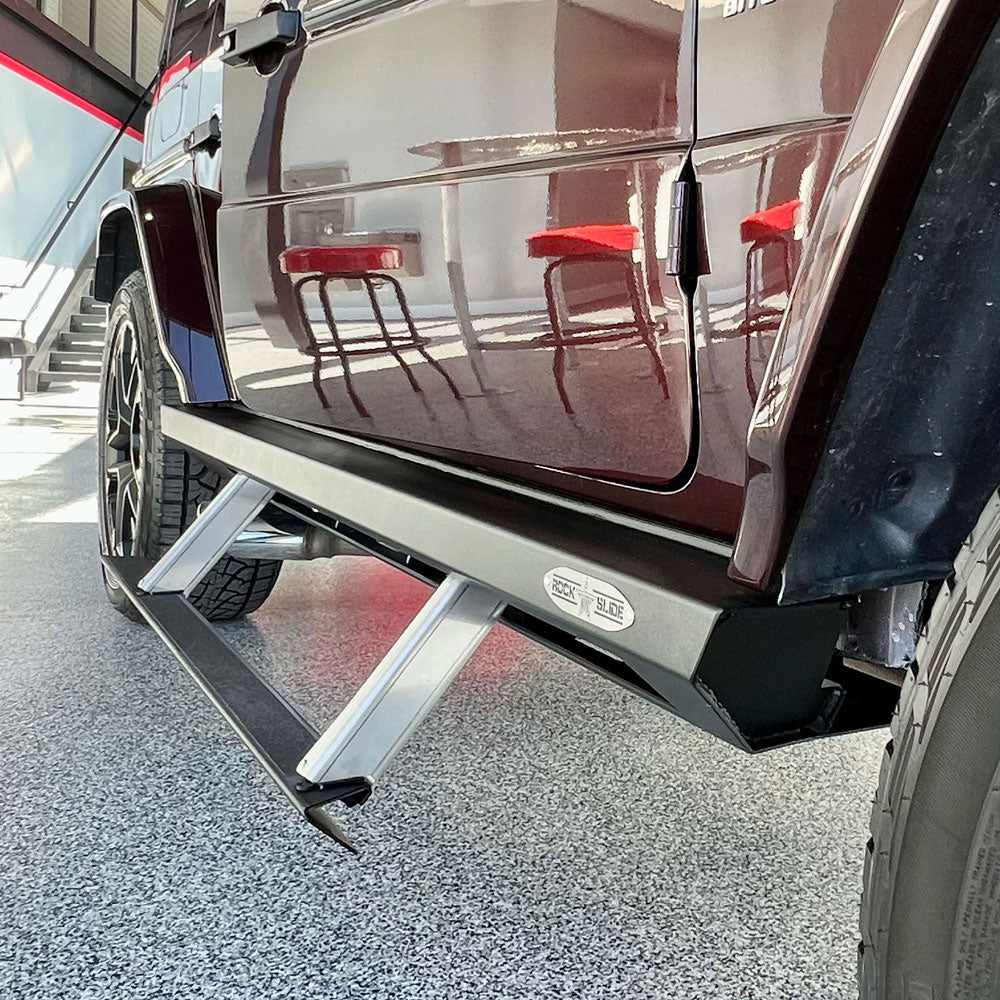 Mercedes-Benz G-Wagen Step Sliders Drivers Side Rock Slide Engineering