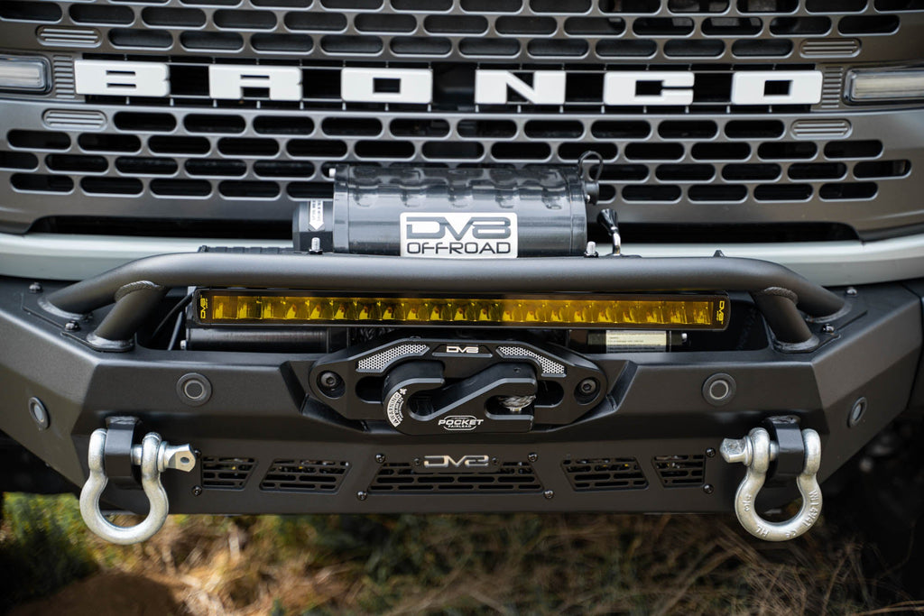 20 Inch Elite Series Amber LED Light Bar Single Row DV8 Offroad