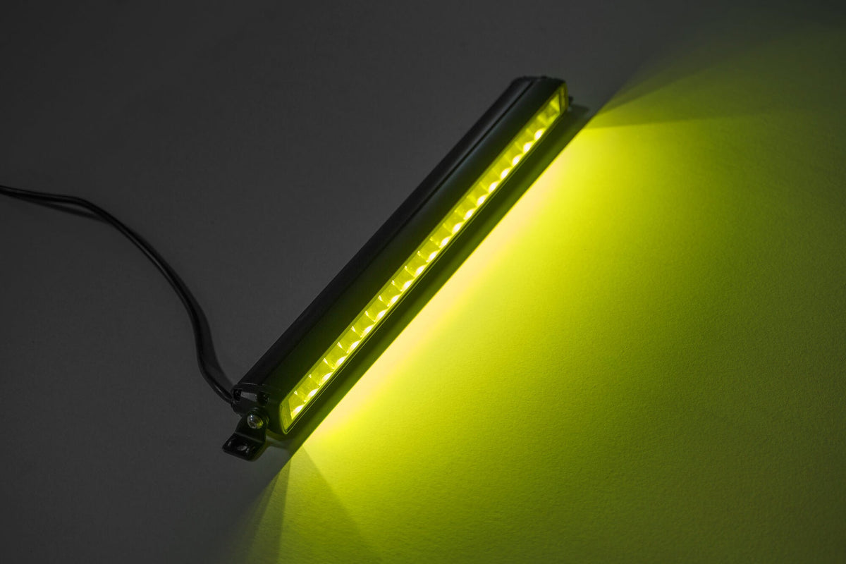 20 Inch Elite Series Amber LED Light Bar Single Row DV8 Offroad