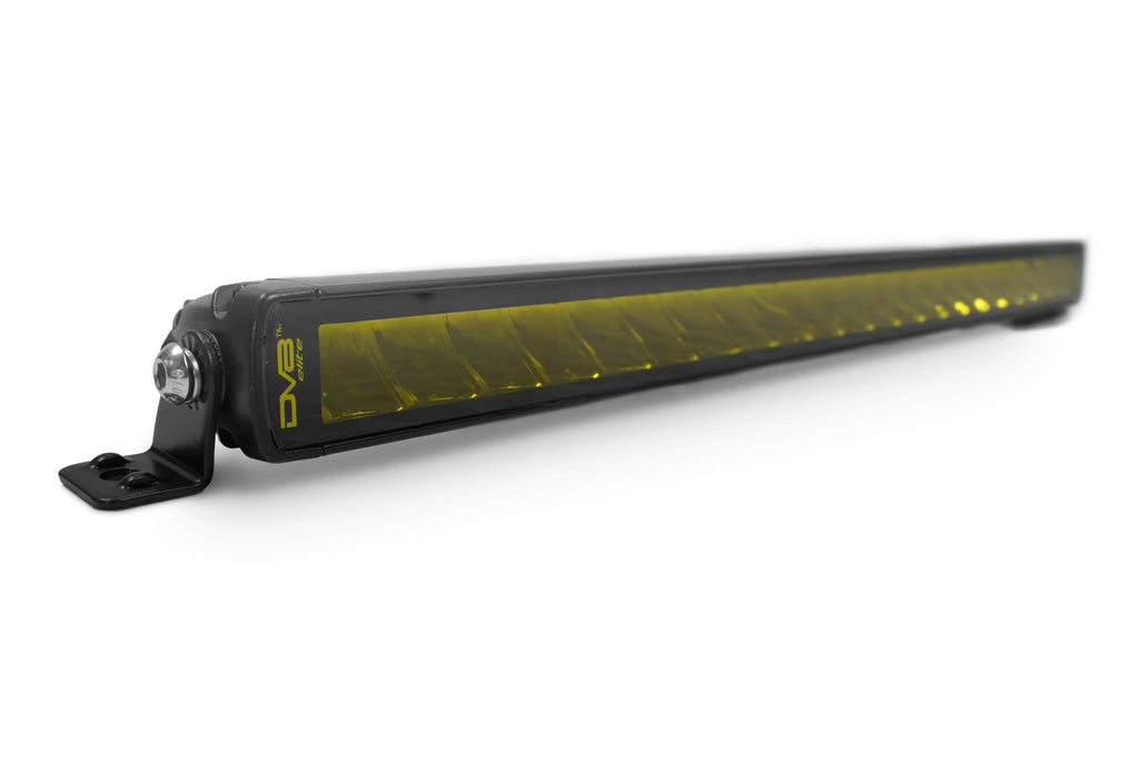20 Inch Elite Series Amber LED Light Bar Single Row DV8 Offroad