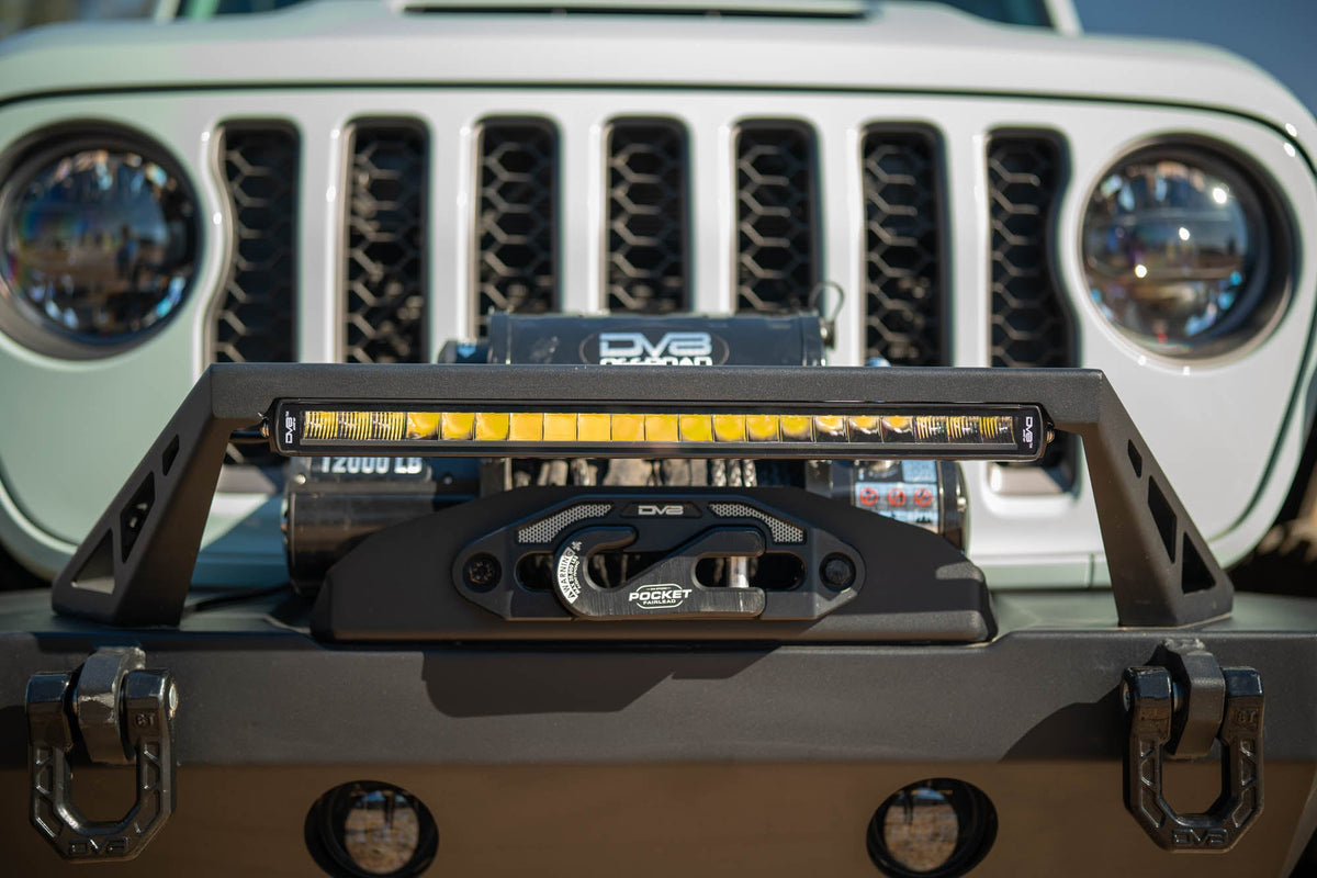 20 Inch Halo Elite Single Row Light Bar with Accent Light DV8 Offroad