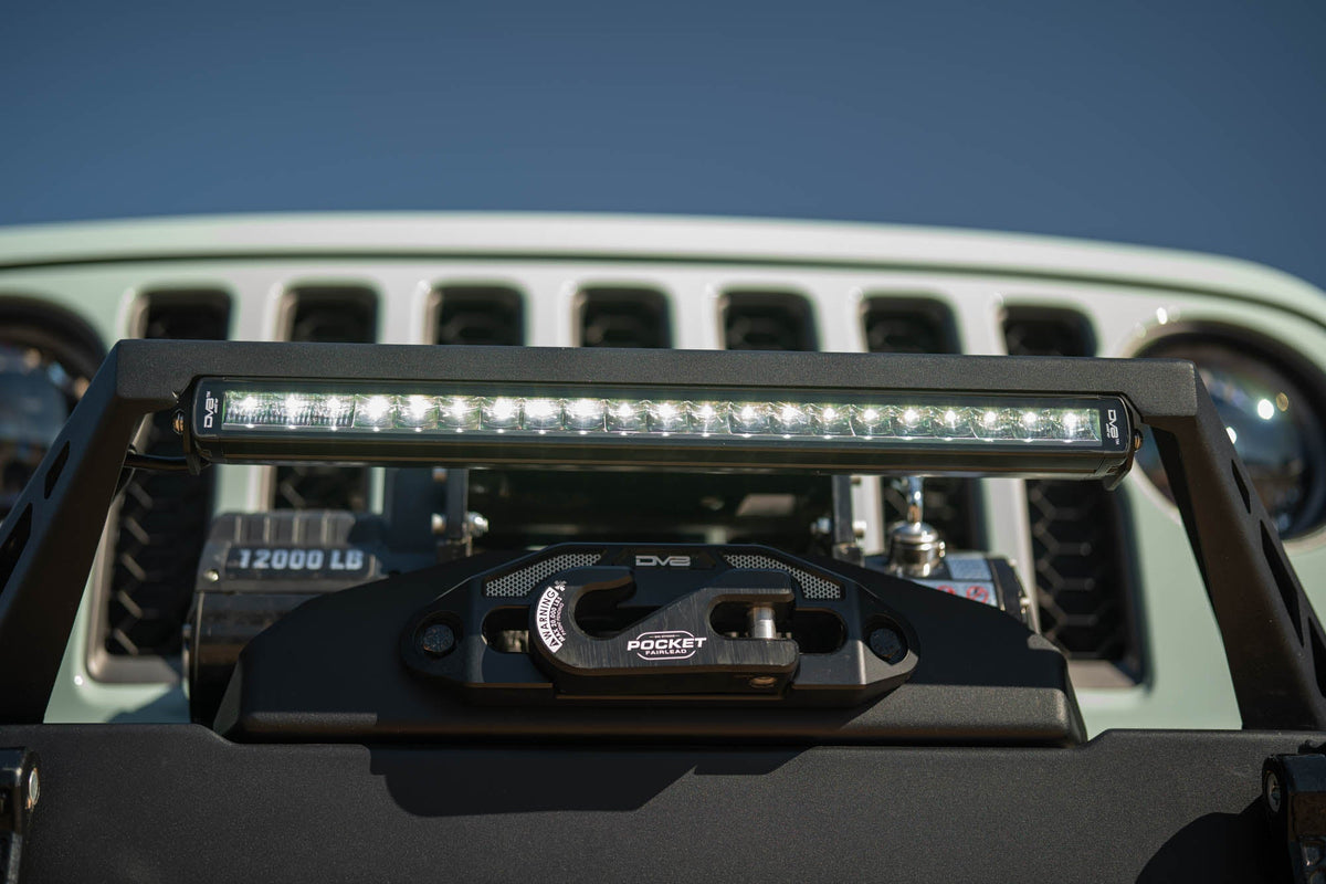 20 Inch Halo Elite Single Row Light Bar with Accent Light DV8 Offroad