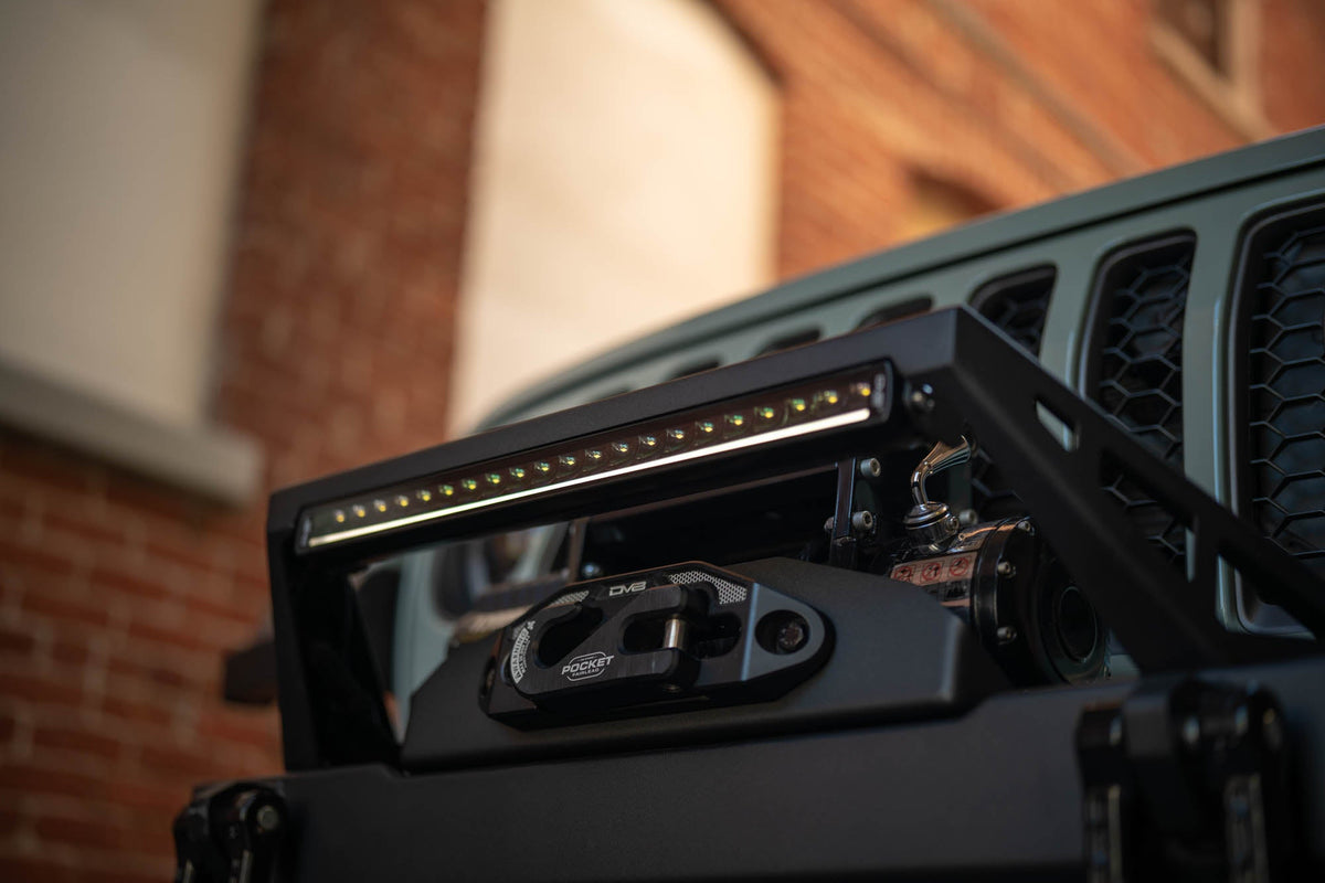 20 Inch Halo Elite Single Row Light Bar with Accent Light DV8 Offroad