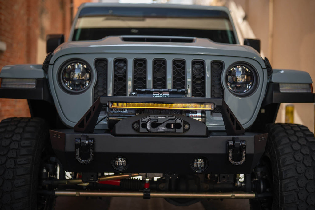 20 Inch Halo Elite Single Row Light Bar with Accent Light DV8 Offroad