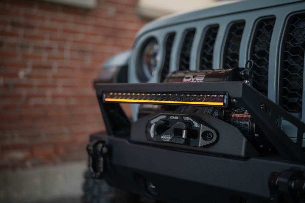 20 Inch Halo Elite Single Row Light Bar with Accent Light DV8 Offroad