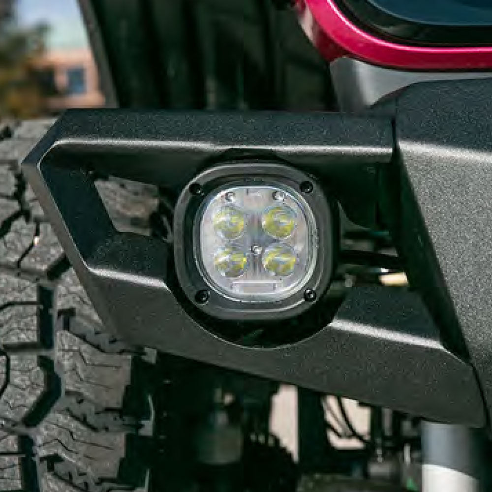 Combo Mid Front And Full Rear Bumpers For 18-25 Jeep Wrangler JL 2-4 Door 20-25 Gladiator