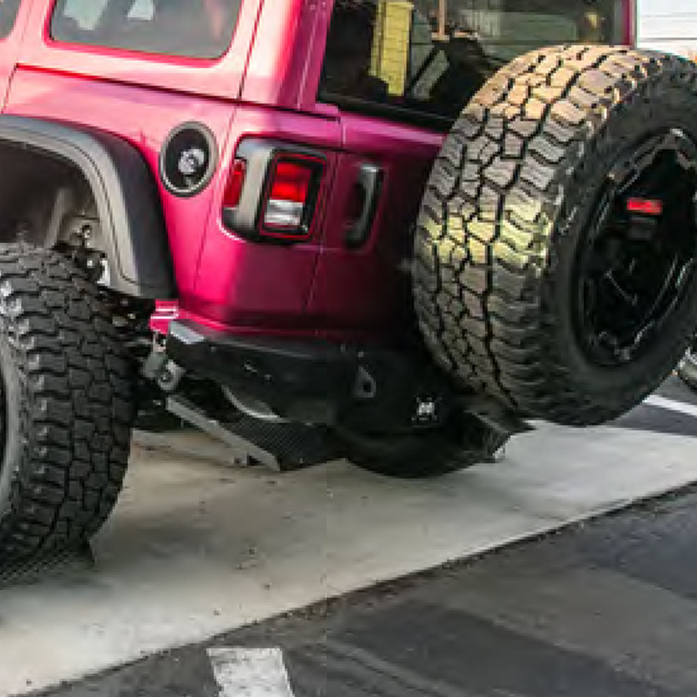 Combo Mid Front And Full Rear Bumpers For 18-25 Jeep Wrangler JL 2-4 Door 20-25 Gladiator