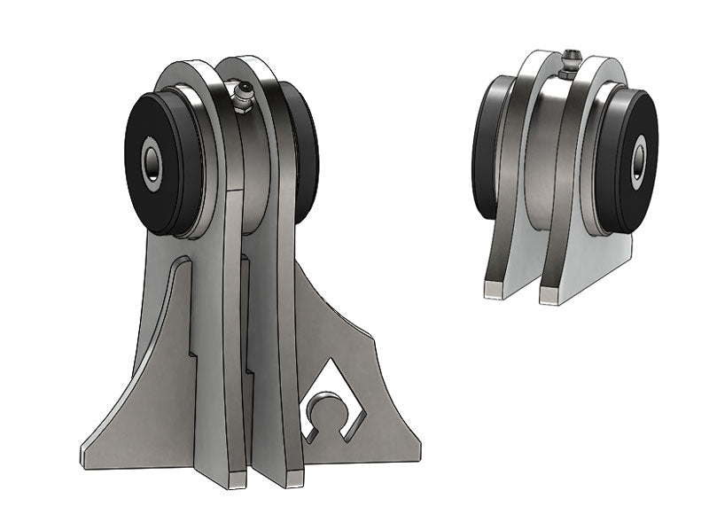 Jeep TJ Weld On UCA Brackets For Low Pro Front Truss Currie JJ Bushings Artec Industries