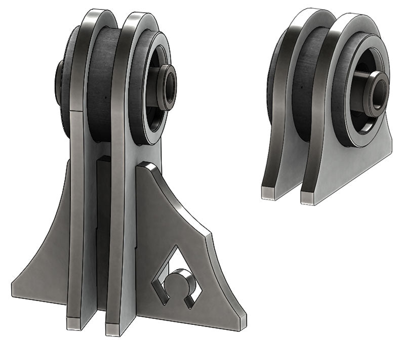 Jeep TJ Weld On UCA Brackets For Low Pro Front Truss Currie JJ Bushings Artec Industries