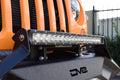 Single Row Led Light Bar With Chrome Face DV8 Offroad