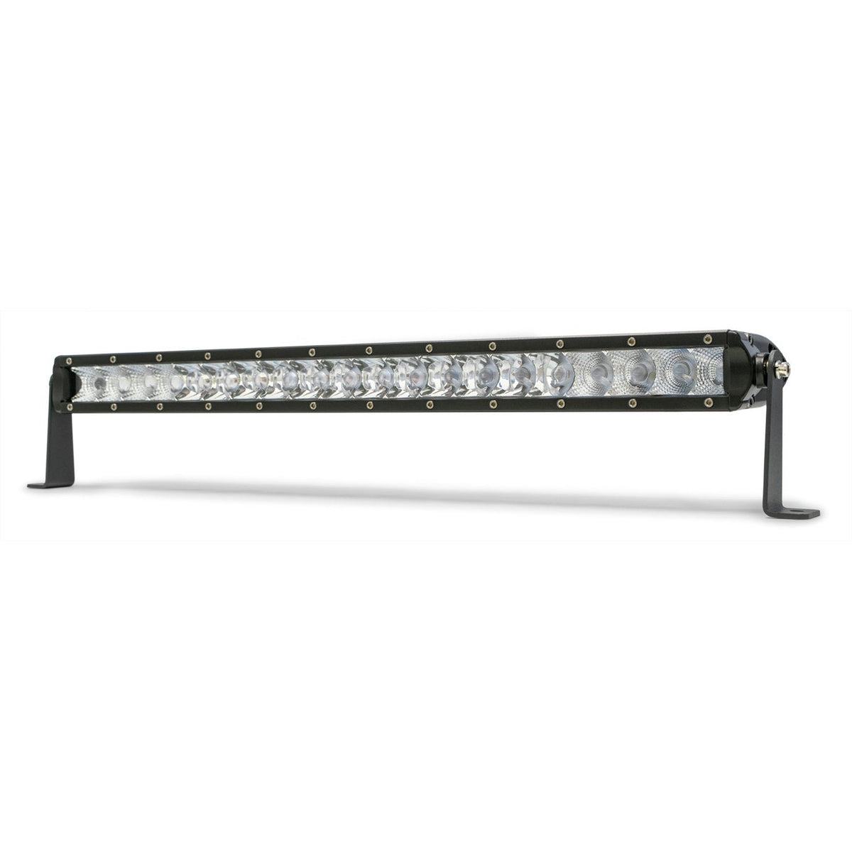 Single Row Led Light Bar 39.5 X 1.5 X 3 With Chrome Face DV8 Offroad