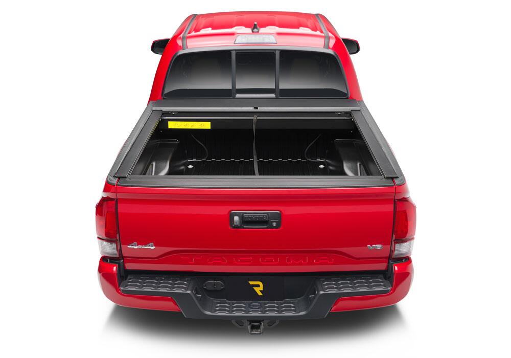 A-Series Locking Retractable Truck Bed Cover for 2016-2023 Toyota Tacoma Double Cab 5 Ft. Bed without Trail Special Edition Storage Boxes Roll N Lock