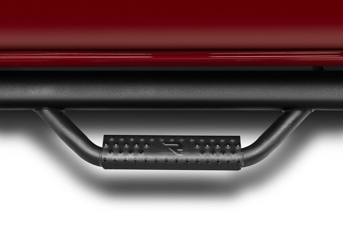 Nerf Step Bar Cab Length (1 Step per Side) 2007-2013 Chevy Silverado/GMC Sierra 1500/2007-2010 2500 HD/3500 HD 8' Bed Regular Cab Textured Black N Fab