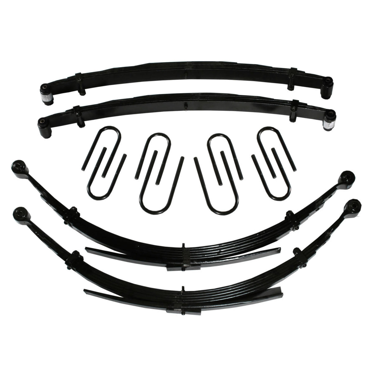 Chevy/GMC Lift Kit 2.5 Inch Lift 73-87 Pickup/Suburban For Use w/52 Inch Rear Springs Includes Front/Rear Leaf Springs Front/Rear U Bolt Kits Bushing Kit 73-74 K20 Pickup K25/K2500 Pickup Skyjacker