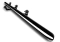 Nerf Step Bar Cab Length (1 Step per Side) 2015-2017 Chevy Silverado/GMC Sierra 2500 HD/3500 HD Regular Cab Gloss Black N Fab
