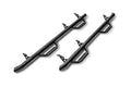 Nerf Step Bar Wheel-to-Wheel with Bed Access (2 Steps per Side) 2015-2019 Chevy Silverado/GMC Sierra 8' Bed Regular Cab with Single Rear Wheels Textured Black N Fab