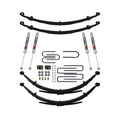 Suspension Lift Kit w/Shock M95 Performance Shocks 4 Inch Lift Incl. Front/Rear Leaf Springs Front/Rear U Bolt Kits Bushing Kit Skyjacker
