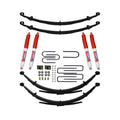Suspension Lift Kit w/Shock Nitro Shocks 4 Inch Lift Incl. Front/Rear Leaf Springs Front/Rear U Bolt Kits Bushing Kit Skyjacker