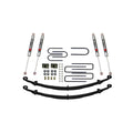 Suspension Lift Kit w/Shock M95 Performance Shocks 4 Inch Lift Incl. Front Leaf Springs Front/Rear U Bolt Kits Bushing Kits Rear Block Skyjacker