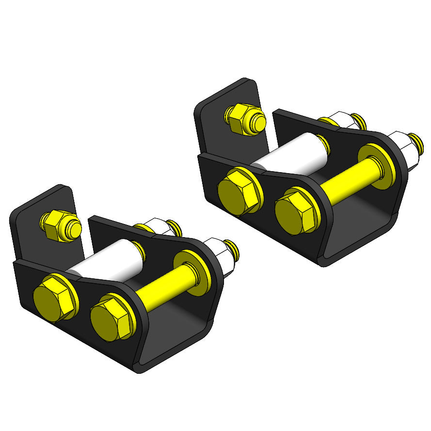 Jeep Wrangler Rear Shock Extensions For 97-06 Wrangler TJ/LJ Clayton Offroad