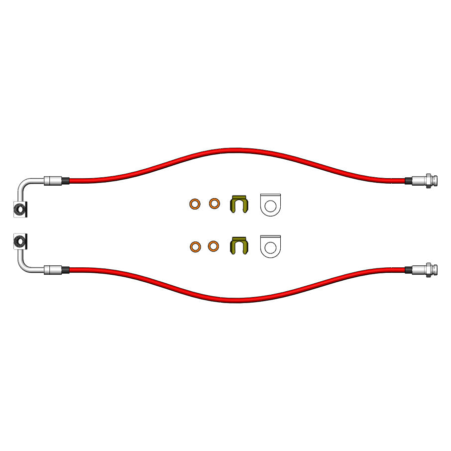Grand Cherokee Front Brake Lines 99-04 Grand Cherokee WJ Clayton Offroad