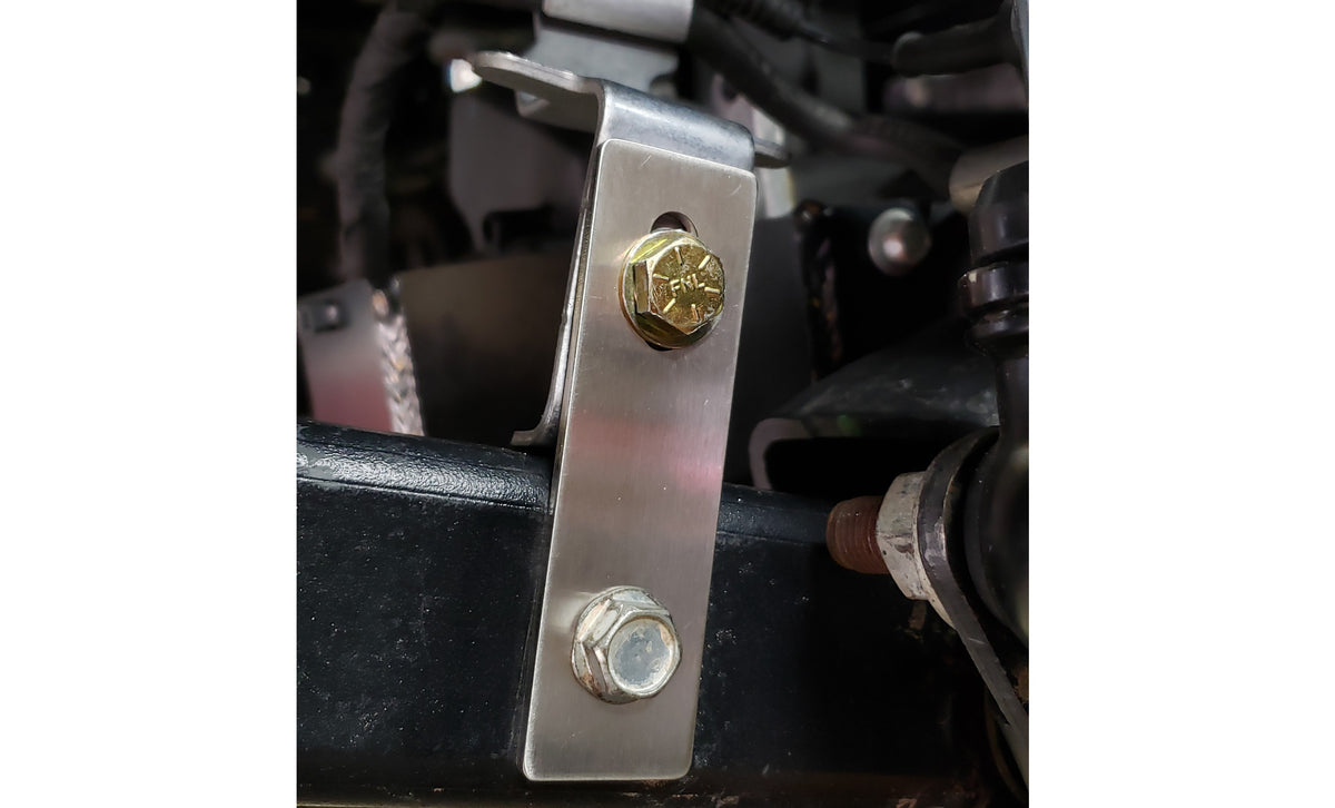 Jeep Wrangler Stainless Steel Front Brake Line Bracket Extension 2018+ JL/JT Clayton Off Road