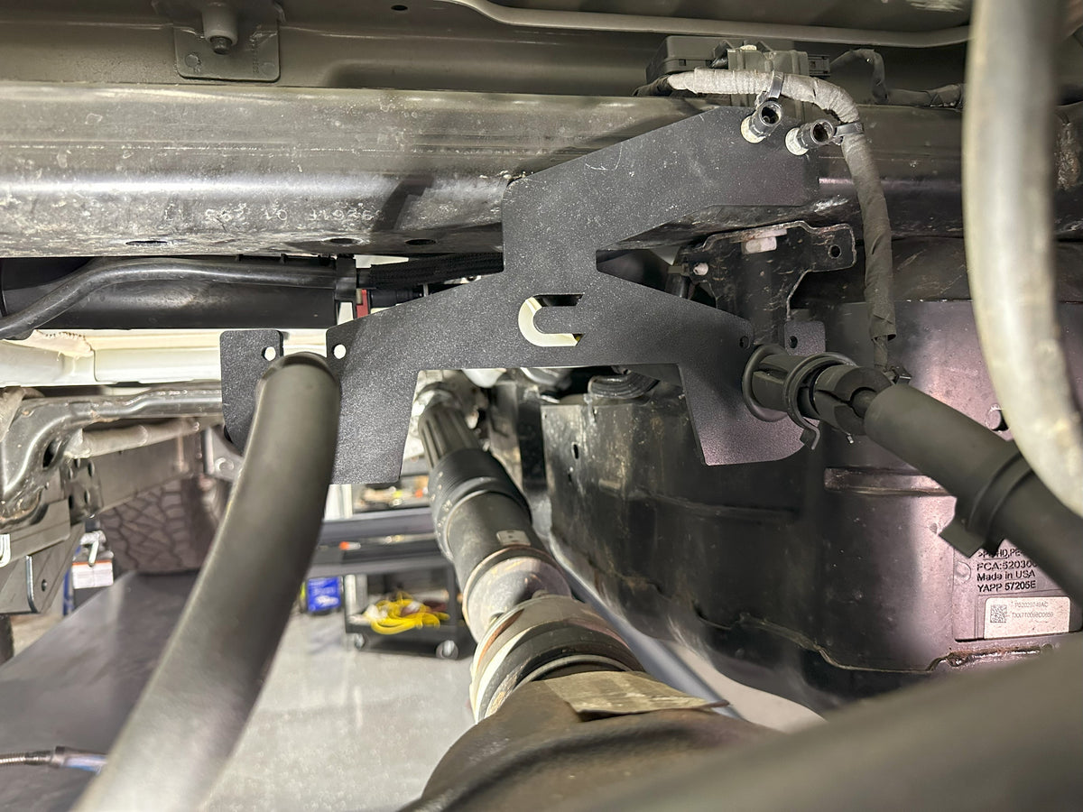 Jeep Wrangler Parking Brake Cable Relocation Bracket 2018+ JL Clayton Off Road