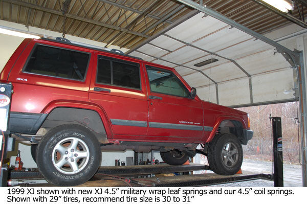 Jeep Cherokee 4.5 Inch Rear Leaf Spring 1984-2001 XJ Clayton Off Road