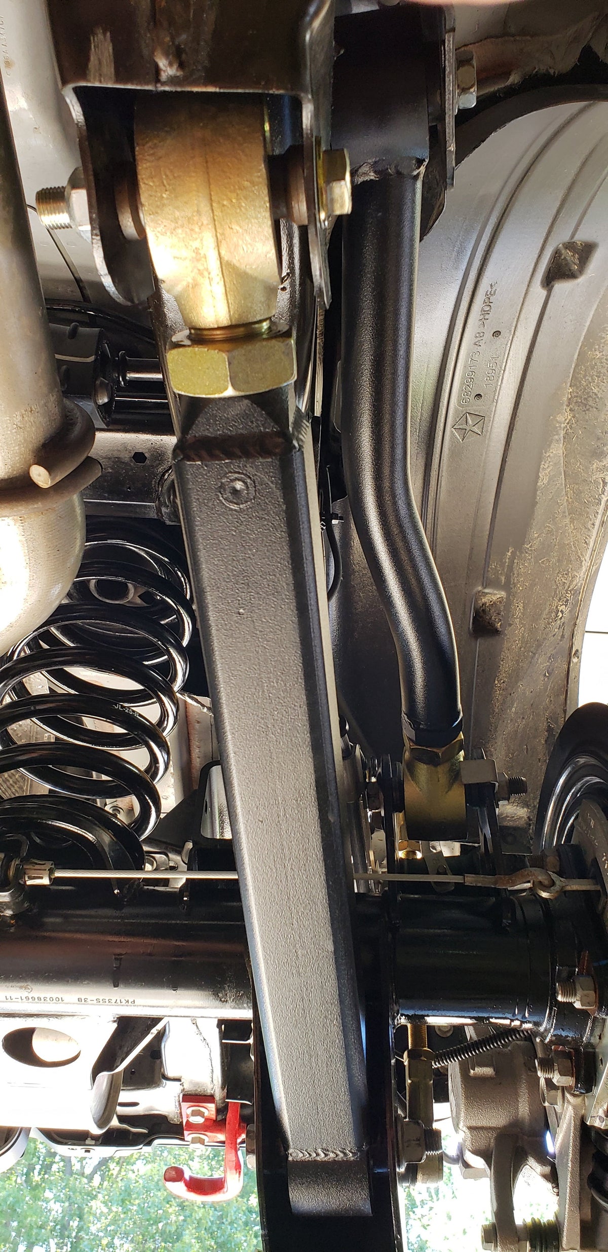 Jeep Wrangler Short Rear Lower Control Arms 07 and Up JK JL Clayton Off Road