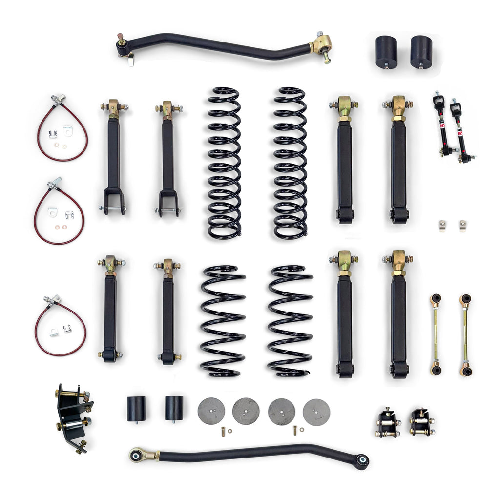 Jeep Wrangler 4.0 Inch Premium Short Arm Lift Kit 1997-2006 TJ/LJ Clayton Off Road