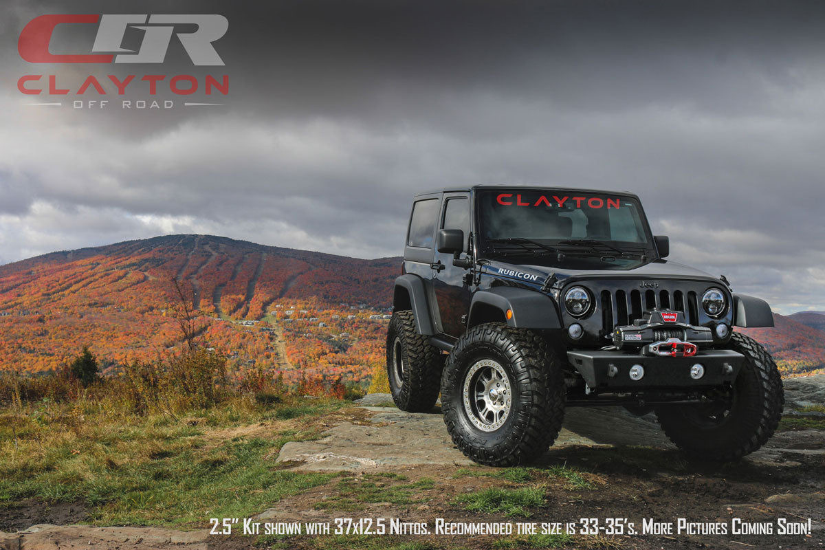 Jeep Wrangler 2.5 Inch Premium Lift Kit 07-18 JK  Clayton Off Road