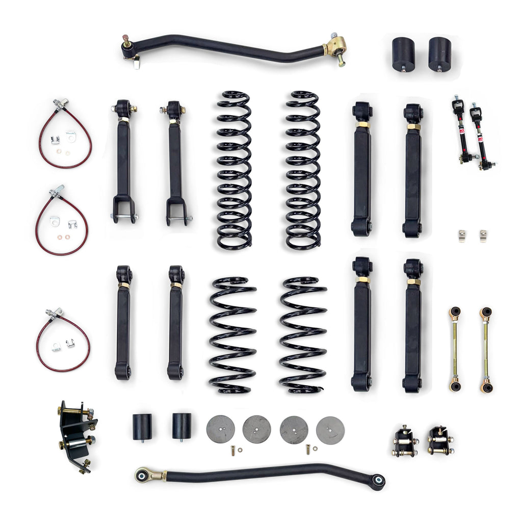 Jeep TJ 4.0 Inch Overland Plus Short Arm Lift Kit For 97-06 Wrangler TJ/LJ Clayton Offroad