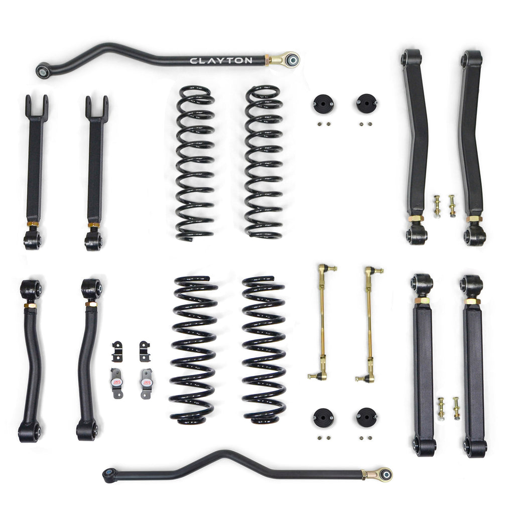 Jeep Wrangler 1.5 Inch Overland+ Lift Kit 2007-2018 JK Clayton Off Road