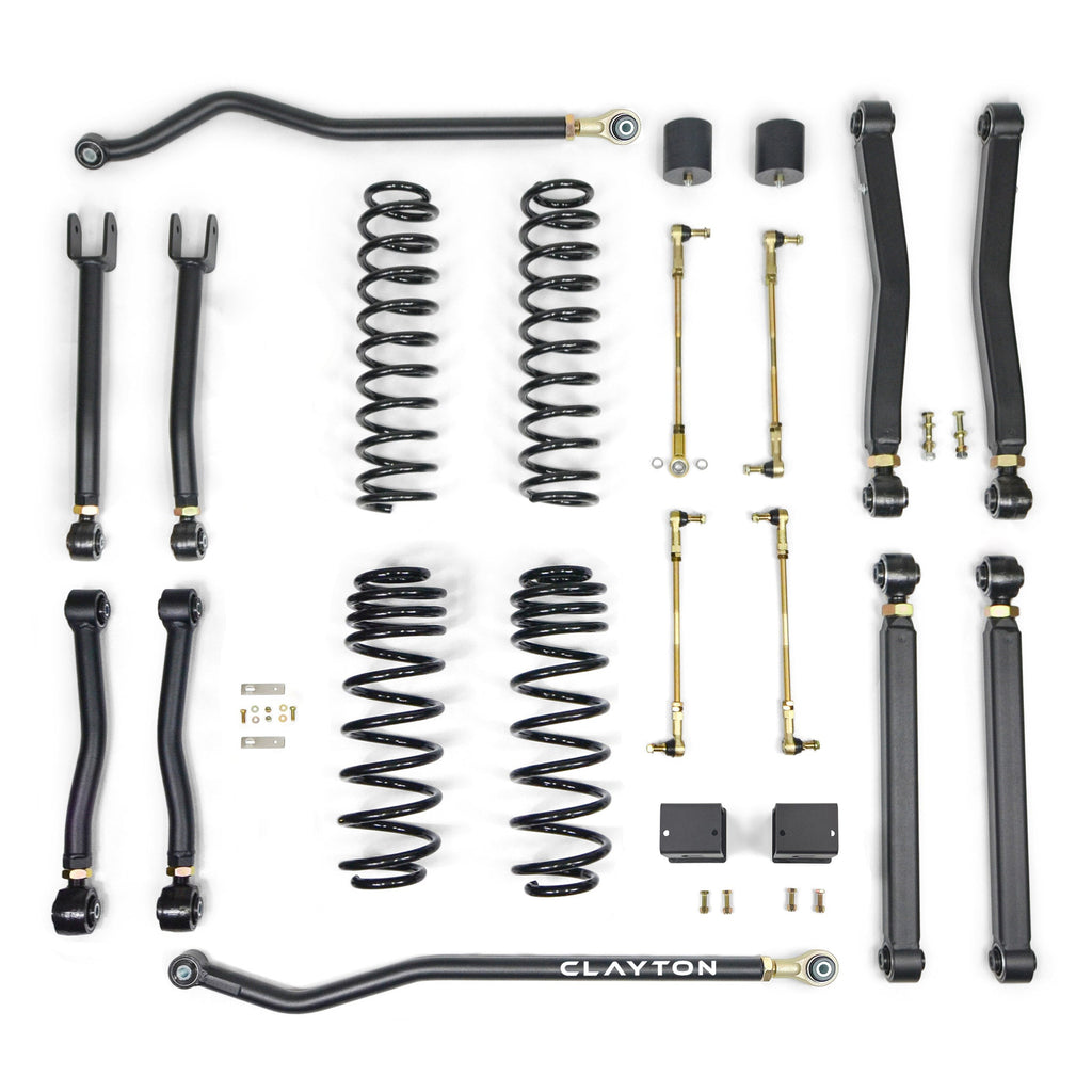 Jeep Wrangler 3.5 Inch Overland+ Lift Kit 2018+ JL Clayton Off Road